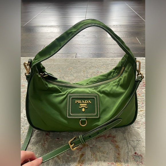 SOLD Prada re edition nylon hobo bag Green - Picture 11 of 11